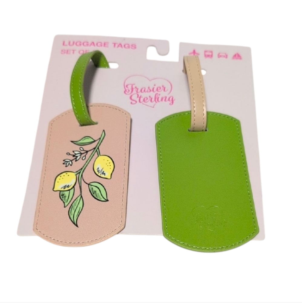 Frasier Sterling Lemon Theme Travel Luggage Tags